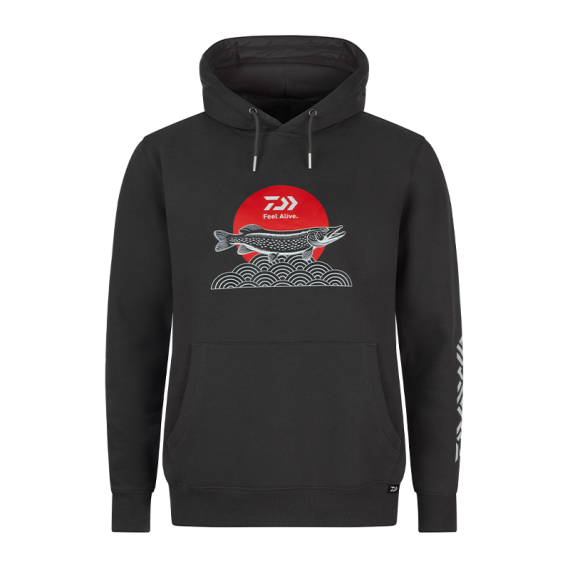 Daiwa Hoodie Japan Pike in der Gruppe Kleidung & Schuhe / Kleidung / Pullover / Hoodies bei Sportfiskeprylar.se (32-228617r)