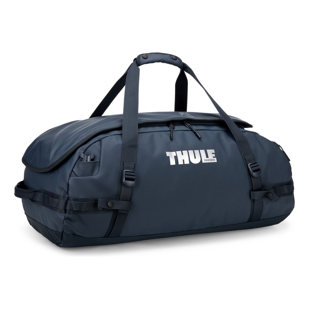 Thule Chasm Recycled Duffel 70L - Darkest Blue in der Gruppe Aufbewahrung / Duffelbags bei Sportfiskeprylar.se (3205593)
