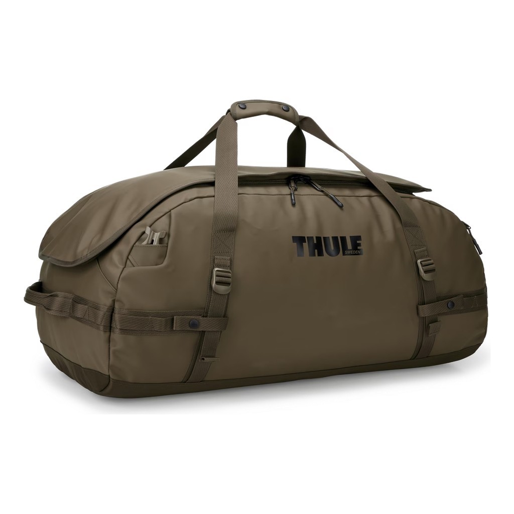 Thule Chasm Recycled Duffel 90L - Deep Khaki in der Gruppe Aufbewahrung / Duffelbags bei Sportfiskeprylar.se (3205597)