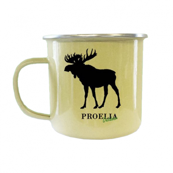 Proelia Outdoor Enamelled Cup Moose 450 ml in der Gruppe Outdoor / Campingküchen & Utensilien / Tassen & Becher bei Sportfiskeprylar.se (32122-PROEL)