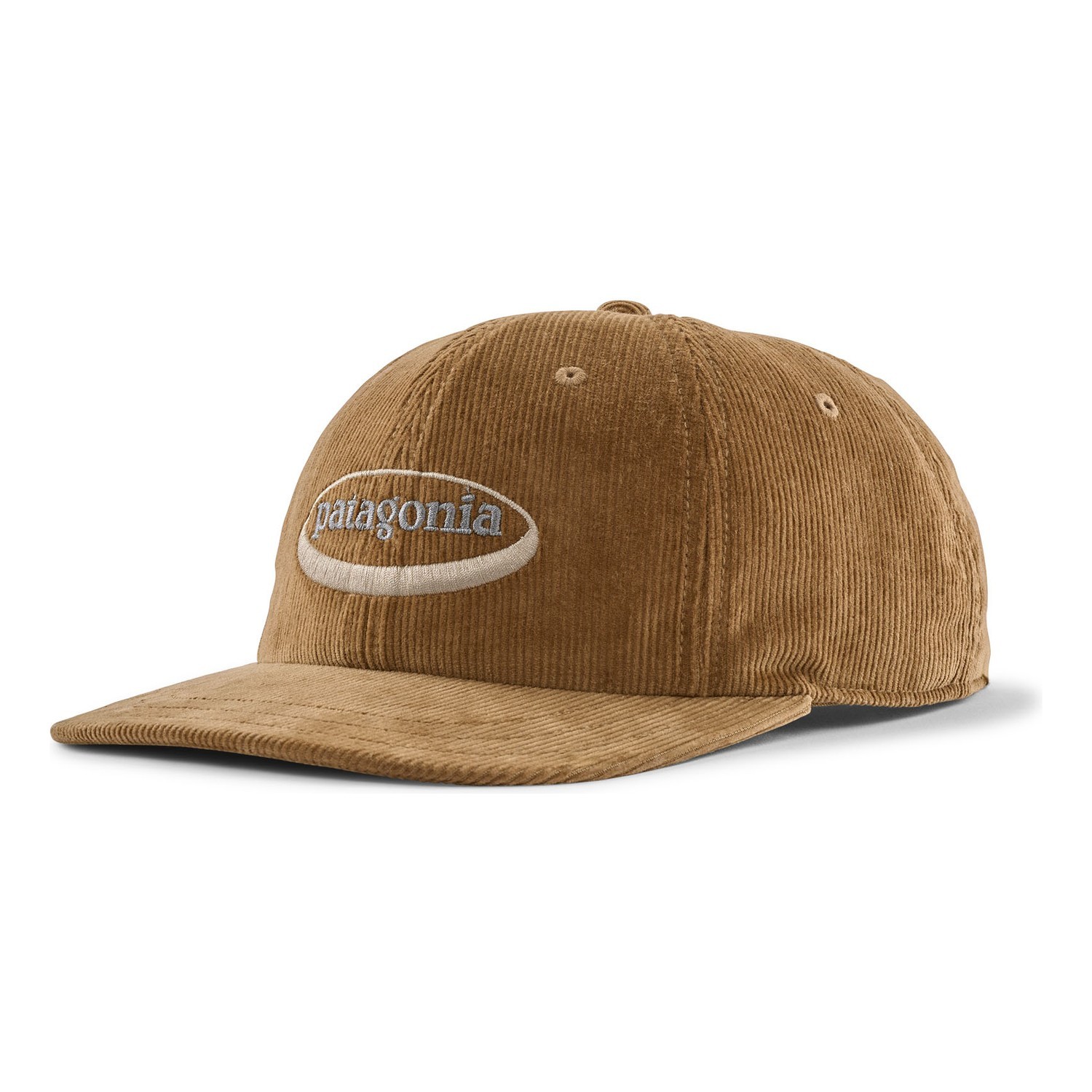Patagonia Corduroy Cap \'95 Oval Logo: Coriander Brown in der Gruppe Kleidung & Schuhe / Kappen & Kopfbedeckungen / Caps / Dad Caps bei Sportfiskeprylar.se (33535-OLCB-ALL)
