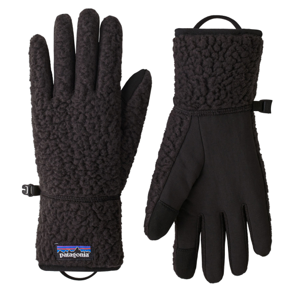Patagonia Retro Pile Gloves Black in der Gruppe Kleidung & Schuhe / Kleidung / Handschuhe bei Sportfiskeprylar.se (34585-BLK-Lr)