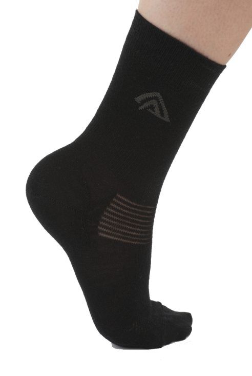Aclima Wool Liner Socks - 40-43 Black in der Gruppe Kleidung & Schuhe / Kleidung / Schichten & Unterwäsche / Socken bei Sportfiskeprylar.se (356053001-28)