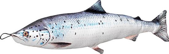 Stofftiere Lachs (Fladen) in der Gruppe Sonstiges / Fische Stofftiere & Trophäen Fische bei Sportfiskeprylar.se (36-5003)