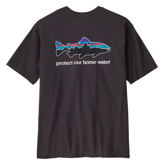 Patagonia M\'s Home Water Trout Organic T-Shirt Ink Black in der Gruppe Kleidung & Schuhe / Kleidung / T-shirts bei Sportfiskeprylar.se (37547-INBKr)