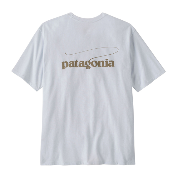 Patagonia M\'s Casting Logo Responsibili-Tee WHI in der Gruppe Kleidung & Schuhe / Kleidung / T-shirts bei Sportfiskeprylar.se (37811-WHI-Lr)