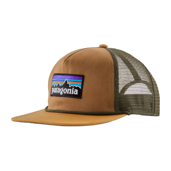 Patagonia Airfarer Cap P-6 Logo: Deer Brown in der Gruppe Kleidung & Schuhe / Kappen & Kopfbedeckungen / Caps / Trucker-Kappen bei Sportfiskeprylar.se (37996-PLDE-ALL)