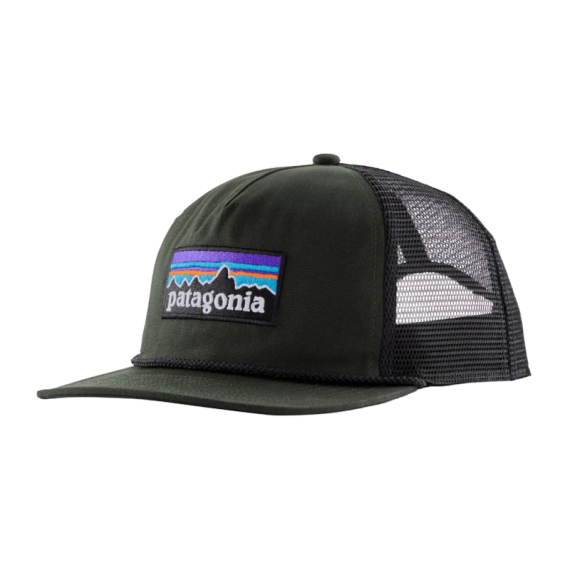 Patagonia Airfarer Cap P-6 Logo: Old Growth Green in der Gruppe Kleidung & Schuhe / Kappen & Kopfbedeckungen / Caps / Trucker-Kappen bei Sportfiskeprylar.se (37996-POGN-ALL)