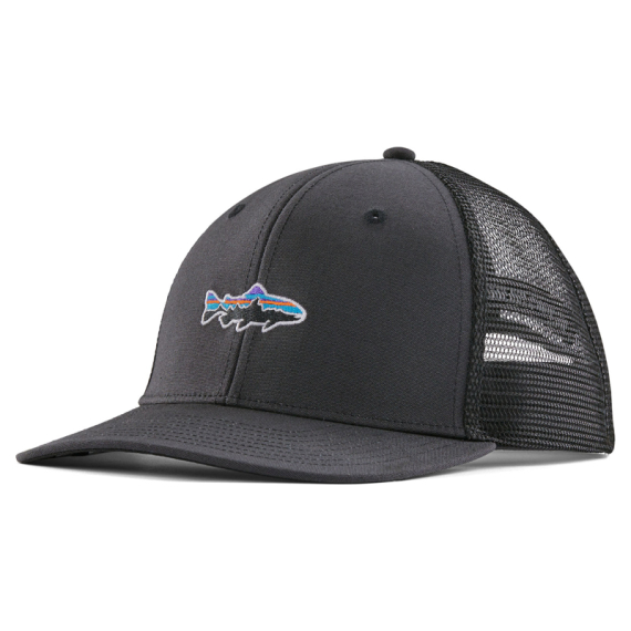 Patagonia Stand Up Trout Trucker Hat, Ink Black in der Gruppe Kleidung & Schuhe / Kappen & Kopfbedeckungen / Caps / Trucker-Kappen bei Sportfiskeprylar.se (37998-INBK-ALL)