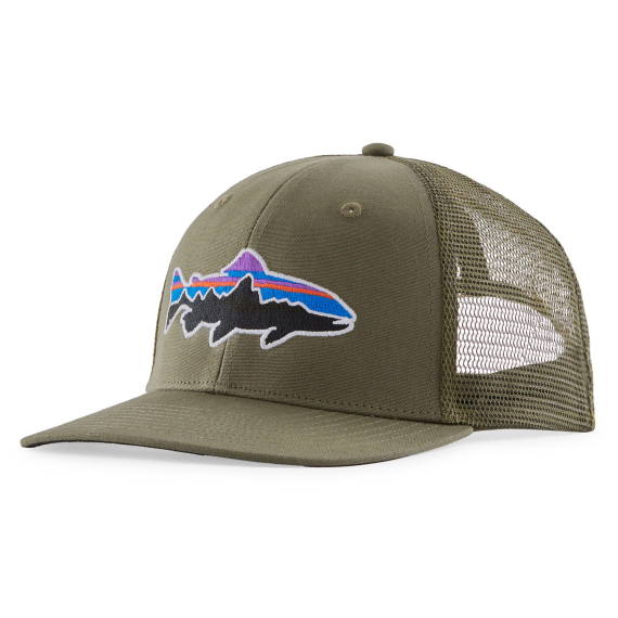 Patagonia Fitz Roy Trout Trucker Hat BSNG in der Gruppe Kleidung & Schuhe / Kappen & Kopfbedeckungen / Caps / Trucker-Kappen bei Sportfiskeprylar.se (38288-BSNG-ALL)