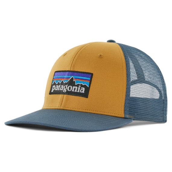 Patagonia P-6 Logo Trucker Hat, Pufferfish Gold in der Gruppe Kleidung & Schuhe / Kappen & Kopfbedeckungen / Caps / Trucker-Kappen bei Sportfiskeprylar.se (38289-PFGD-ALL)