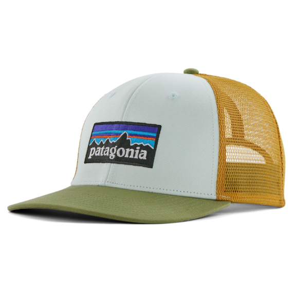 Patagonia P-6 Logo Trucker Hat, Wispy Green in der Gruppe Kleidung & Schuhe / Kappen & Kopfbedeckungen / Caps / Trucker-Kappen bei Sportfiskeprylar.se (38289-WPYG-ALL)