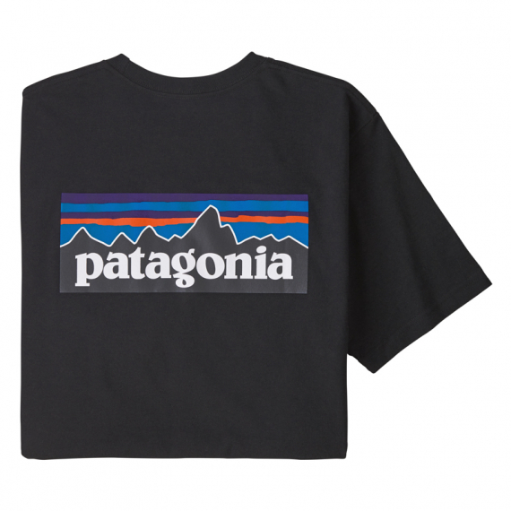 Patagonia M\'s P-6 Logo Responsibili-Tee Black in der Gruppe Kleidung & Schuhe / Kleidung / T-shirts bei Sportfiskeprylar.se (38504-BLK-Sr)