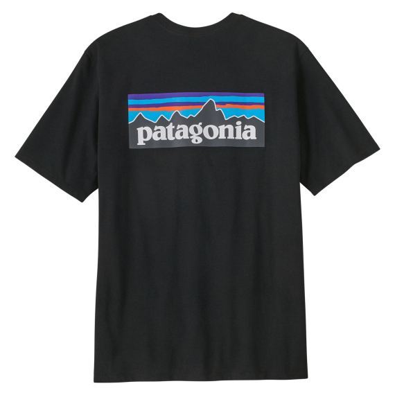 Patagonia M\'s P-6 Logo Responsibili-Tee Black in der Gruppe Kleidung & Schuhe / Kleidung / T-shirts bei Sportfiskeprylar.se (38504-BLK-Sr)