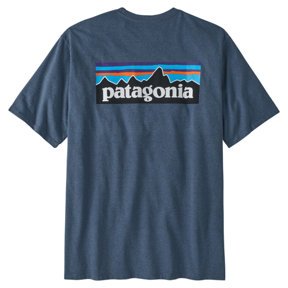 Patagonia M\'s P-6 Logo Responsibili-Tee, Utility Blue in der Gruppe Kleidung & Schuhe / Kleidung / T-shirts bei Sportfiskeprylar.se (38504-UTB-Sr)