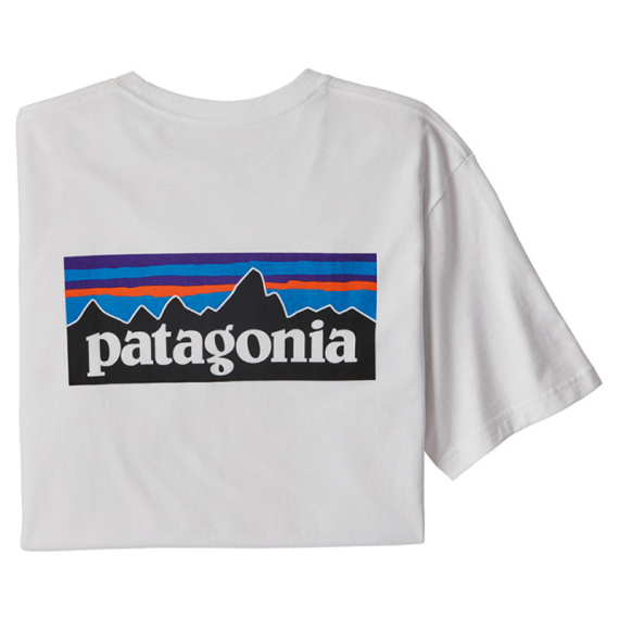 Patagonia M\'s P-6 Logo Responsibili-Tee White in der Gruppe Kleidung & Schuhe / Kleidung / T-shirts bei Sportfiskeprylar.se (38504-WHI-Sr)