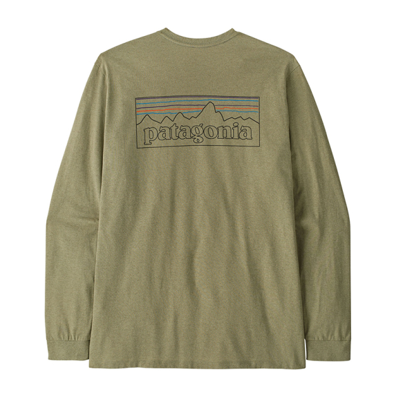 Patagonia M\'s L/S P-6 Logo Responsibili-Tee POGM in der Gruppe Kleidung & Schuhe / Kleidung / T-shirts bei Sportfiskeprylar.se (38518-POGM-Lr)