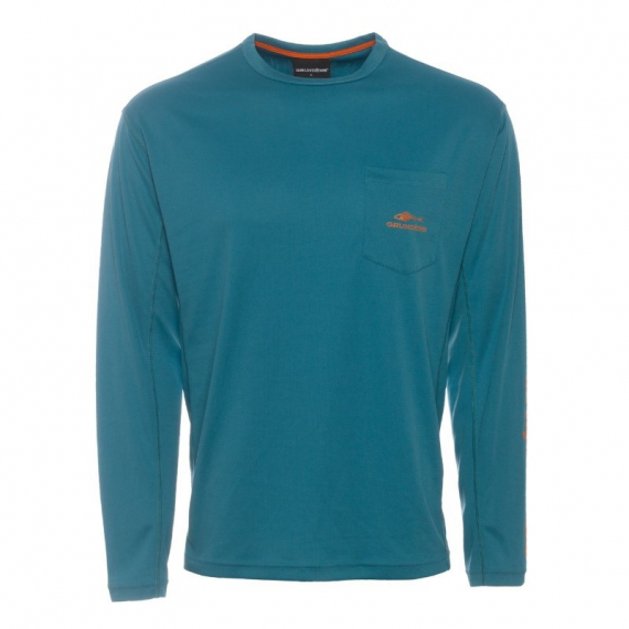 Grundéns Fish Head Long Sleeve Shirt, Tidal Blue in der Gruppe Kleidung & Schuhe / Kleidung / Pullover / Langärmlige T-Shirts bei Sportfiskeprylar.se (40011-453-0013r)