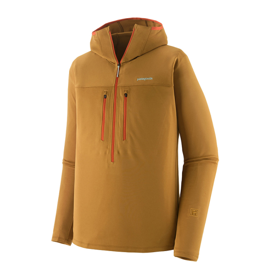 Patagonia M\'s R1 Ultralight Hoody BCBN in der Gruppe Kleidung & Schuhe / Kleidung / Pullover / Hoodies bei Sportfiskeprylar.se (40035-BCBN-Lr)