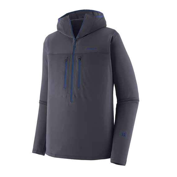 Patagonia M\'s R1 Ultralight Hoody Smolder Blue in der Gruppe Kleidung & Schuhe / Kleidung / Pullover / Hoodies bei Sportfiskeprylar.se (40035-SMDB-Lr)