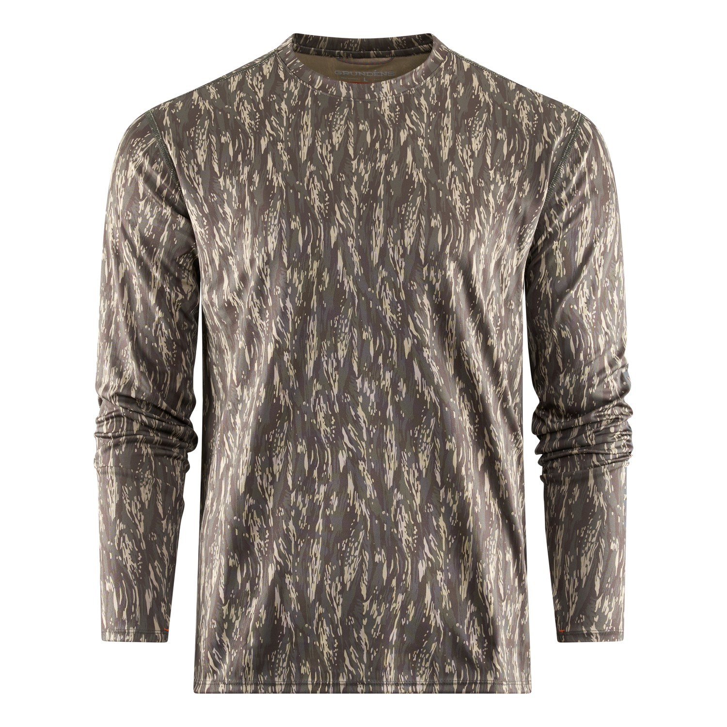 Grundéns Tough Sun Crew Marsch Camo in der Gruppe Kleidung & Schuhe / UV-Bekleidung bei Sportfiskeprylar.se (40112-934-0013r)