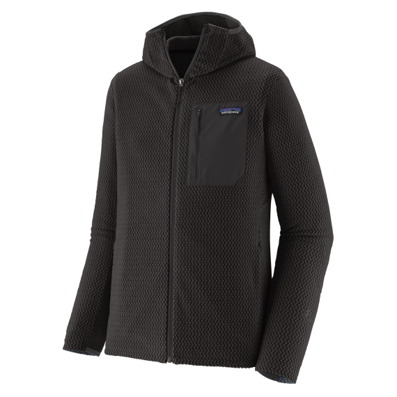Patagonia M\'s R1 Air Full-Zip Hoody Black in der Gruppe Kleidung & Schuhe / Kleidung / Pullover / Hoodies bei Sportfiskeprylar.se (40256-BLK-Lr)