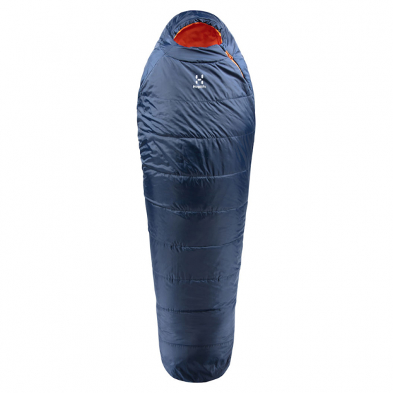 Haglöfs Tarius -5 Midnight Blue/Tangerine - 190cm in der Gruppe Outdoor / Schlafsäcke & Kissen / Schlafsäcke bei Sportfiskeprylar.se (4161504GW220)