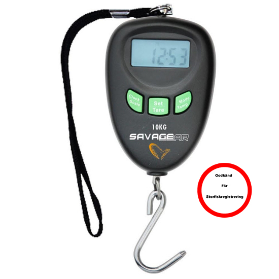 Savage Gear Digi Scale M - >10kg/22lb in der Gruppe Werkzeuge & Zubehör / Waagen bei Sportfiskeprylar.se (45211)