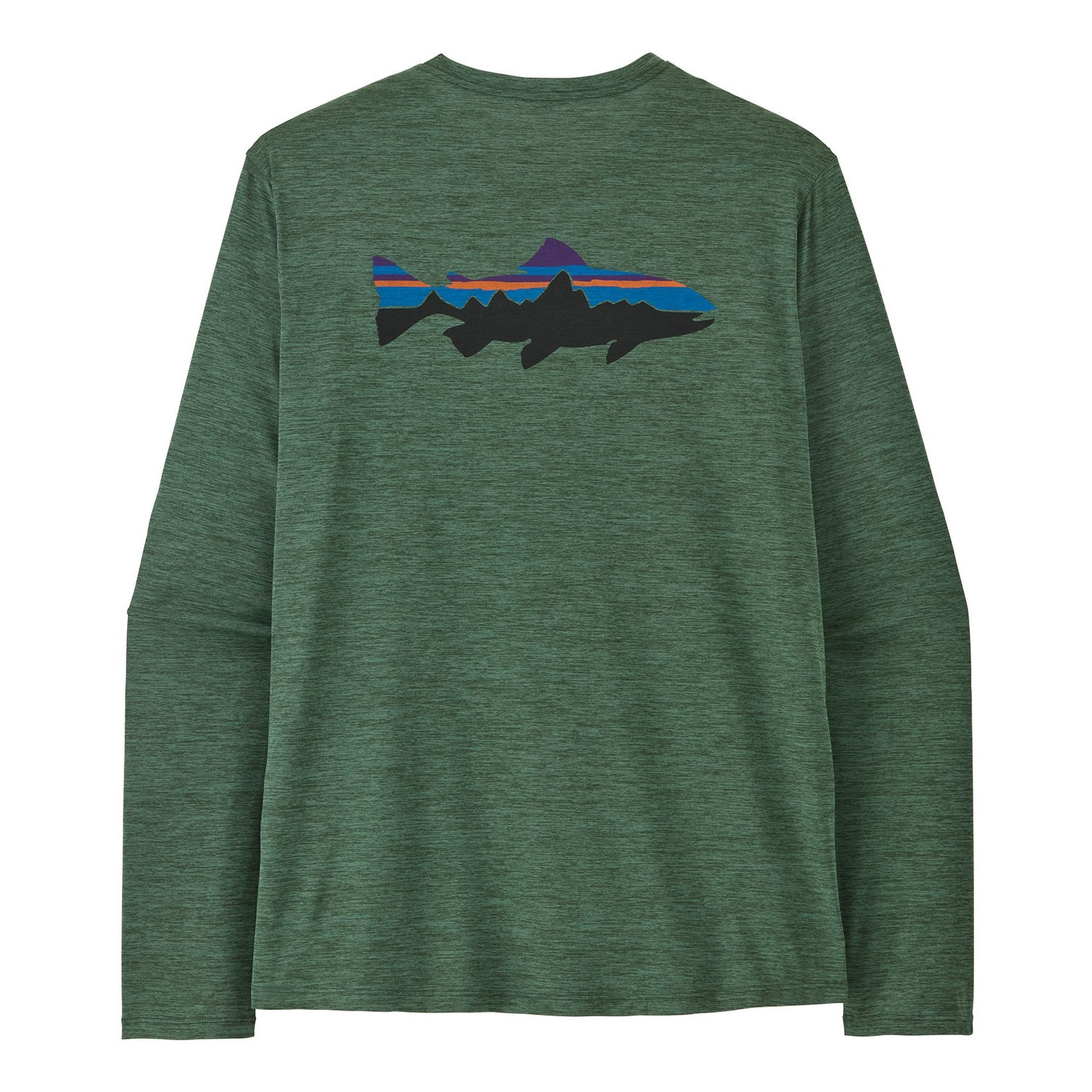 Patagonia M\'s L/S Cap Cool Daily Shirt - Fitz Roy Trout CYGX in der Gruppe Kleidung & Schuhe / Kleidung / Pullover / Langärmlige T-Shirts bei Sportfiskeprylar.se (45452-CYGX-XXLr)