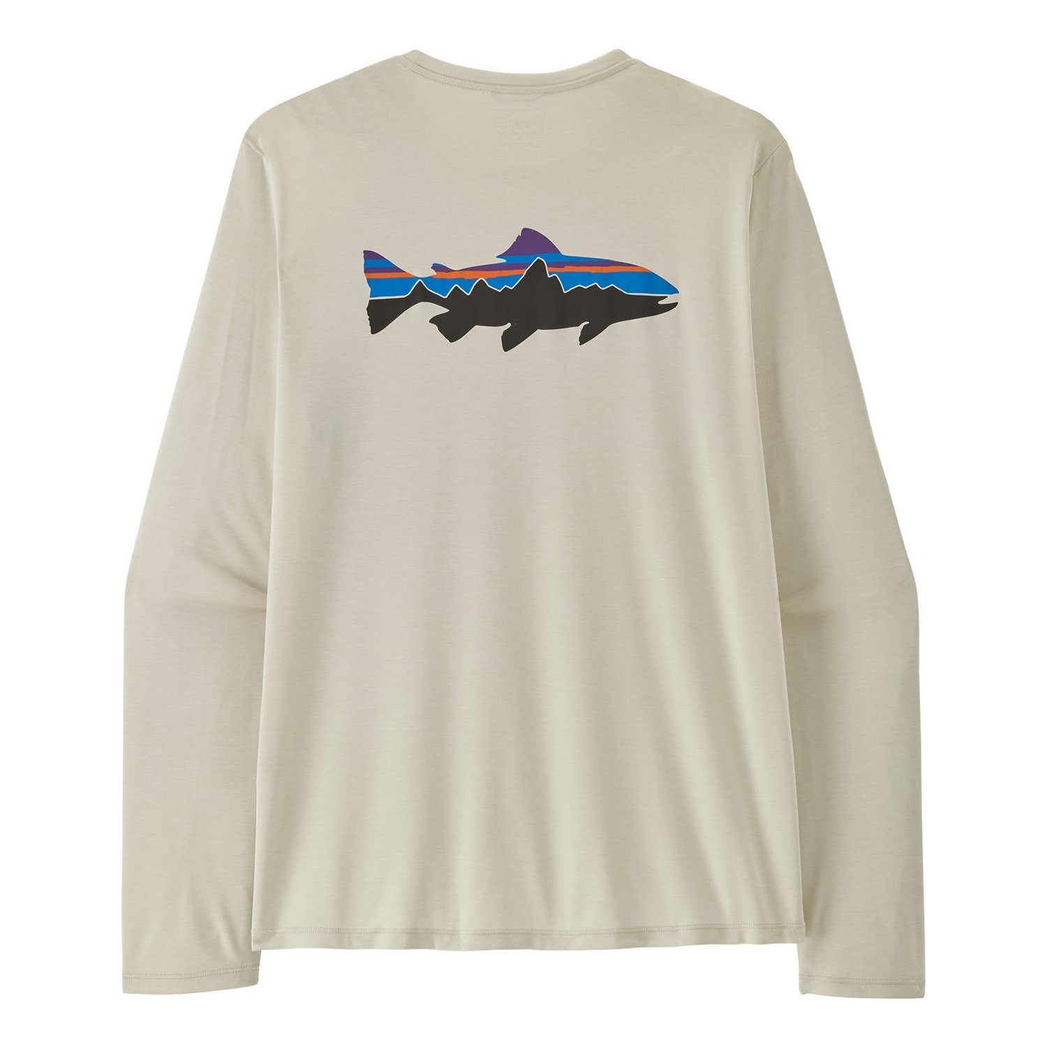 Patagonia M\'s L/S Cap Cool Daily Shirt - Fitz Roy Trout DYWH in der Gruppe Kleidung & Schuhe / Kleidung / Pullover / Langärmlige T-Shirts bei Sportfiskeprylar.se (45452-DYWH-XXLr)