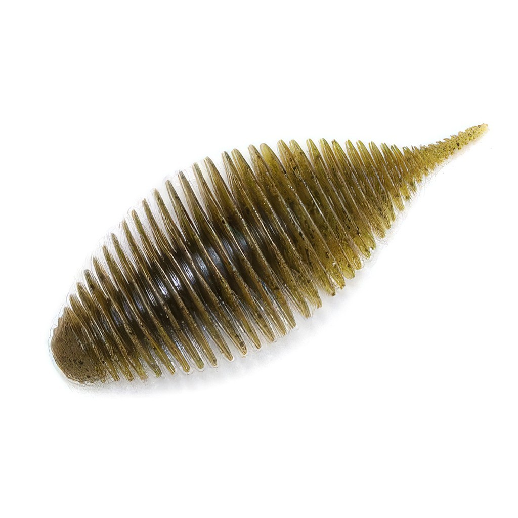 Geecrack Bellows Gill Floating 2\'\' 5cm (4Pcs) - Green Pumpkin in der Gruppe Köder / Gummiköder / Krebse & Creaturebaits bei Sportfiskeprylar.se (4571473840371)