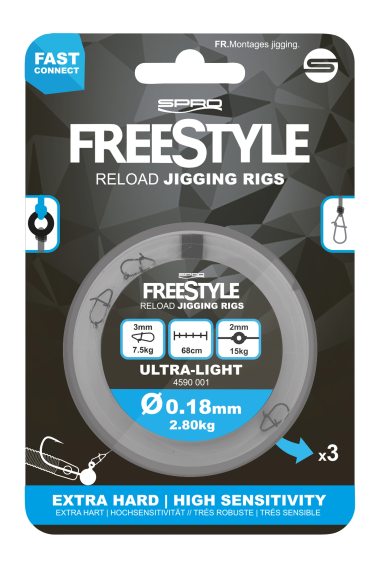 Freestyle Reload Jig Rig in der Gruppe Haken & Zubehör / Vorgefertigte Rigs / Fertige Barsch-Rigs bei Sportfiskeprylar.se (45905r)