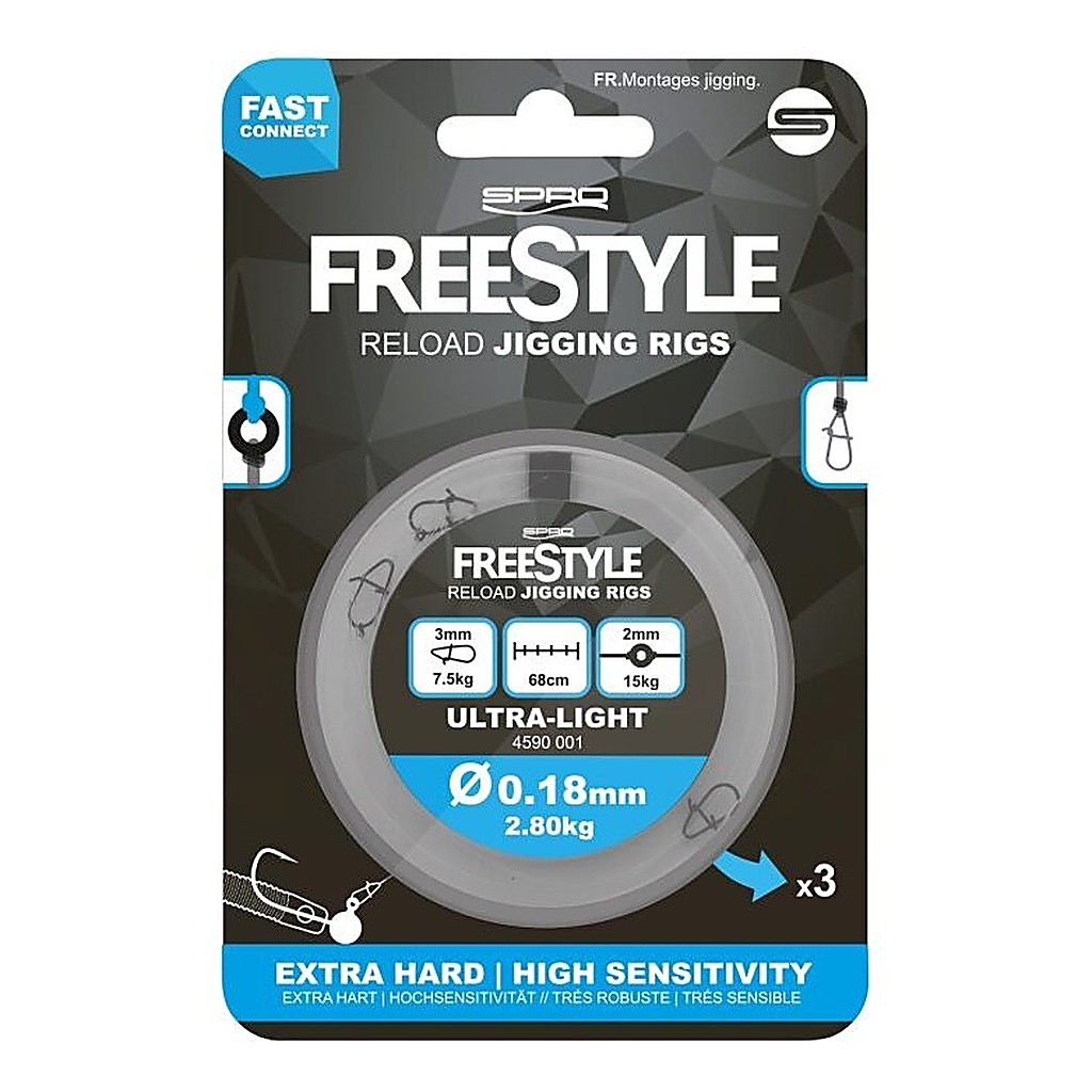 Freestyle Reload Jig Rig in der Gruppe Haken & Zubehör / Vorgefertigte Rigs / Fertige Barsch-Rigs bei Sportfiskeprylar.se (45905r)