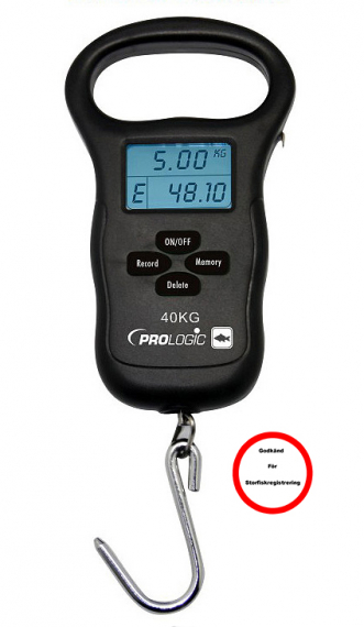 Prologic Commander Digital Scale 40kg in der Gruppe Werkzeuge & Zubehör / Waagen bei Sportfiskeprylar.se (47343)