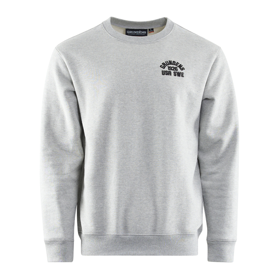 Grundéns 1926 Crew Sweatshirt Athletic Heather in der Gruppe Kleidung & Schuhe / Kleidung / Pullover / Sweatshirts bei Sportfiskeprylar.se (50012-033-0014r)