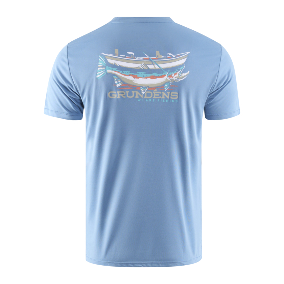 Grundéns Drift Boat SS Tech Tee Captain\'s Blue in der Gruppe Kleidung & Schuhe / Kleidung / T-shirts bei Sportfiskeprylar.se (50109-494-0014r)