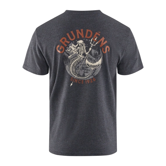 Grundéns Dead Reckoning SS T-Shirt Heather Charcoal in der Gruppe Kleidung & Schuhe / Kleidung / T-shirts bei Sportfiskeprylar.se (50166-011-0013r)