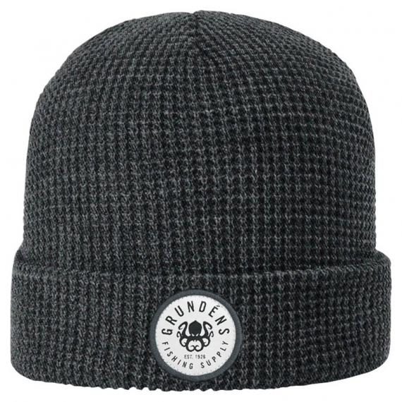 Grundéns Kracken Waffle Beanie Heather Charcoal in der Gruppe Kleidung & Schuhe / Kappen & Kopfbedeckungen / Mützen bei Sportfiskeprylar.se (50263-011-0001)