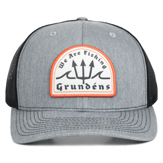 Grundéns Poseidon Trucker Heather Grey/Black in der Gruppe Kleidung & Schuhe / Kappen & Kopfbedeckungen / Caps / Trucker-Kappen bei Sportfiskeprylar.se (50271-063-0001)