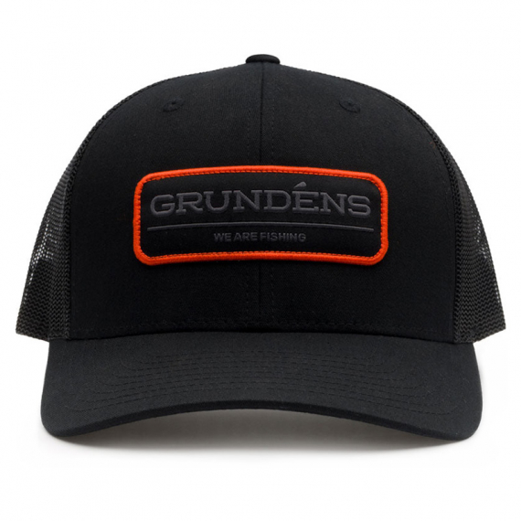 Grundéns We Are Fishing Trucker Solid Black in der Gruppe Kleidung & Schuhe / Kappen & Kopfbedeckungen / Caps / Trucker-Kappen bei Sportfiskeprylar.se (50286-010-0001)