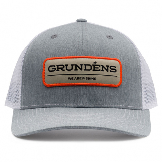 Grundéns We Are Fishing Trucker Heather Grey/White in der Gruppe Kleidung & Schuhe / Kappen & Kopfbedeckungen / Caps / Trucker-Kappen bei Sportfiskeprylar.se (50286-064-0001)