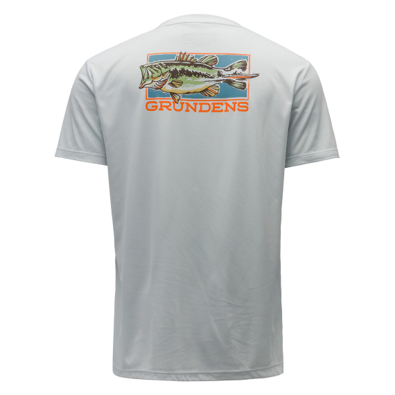 Grundéns Off to the Races SS Tech Tee Grey Mist in der Gruppe Kleidung & Schuhe / Kleidung / T-shirts bei Sportfiskeprylar.se (50379-028-0013r)