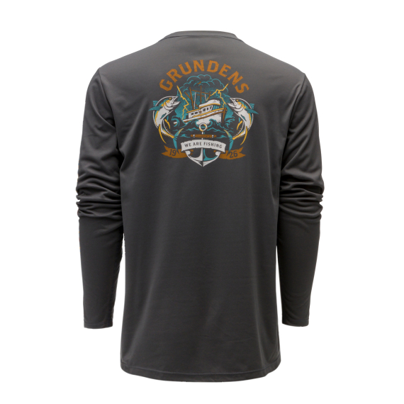Grundéns Tuna Tattoo LS Tech Tee Anchor in der Gruppe Kleidung & Schuhe / Kleidung / Pullover / Langärmlige T-Shirts bei Sportfiskeprylar.se (50384-025-0014r)