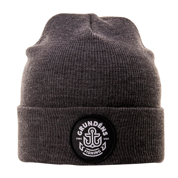 Grundéns Watchhouse Beanie Anchor, Black Heather in der Gruppe Kleidung & Schuhe / Kappen & Kopfbedeckungen / Mützen bei Sportfiskeprylar.se (50386-004-0001)