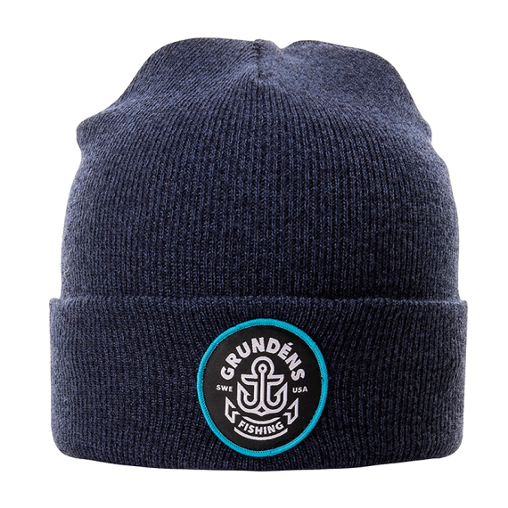 Grundéns Watchhouse Beanie Anchor, Heather Navy in der Gruppe Kleidung & Schuhe / Kappen & Kopfbedeckungen / Mützen bei Sportfiskeprylar.se (50386-411-0001)