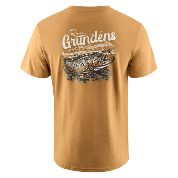 Grundéns Leroy Brown SS T-Shirt Whiskey in der Gruppe Kleidung & Schuhe / Kleidung / T-shirts bei Sportfiskeprylar.se (50468-201-0013r)