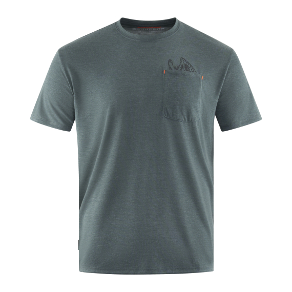 Grundéns Species Pocket Tee Deep Forest Heather in der Gruppe Kleidung & Schuhe / Kleidung / T-shirts bei Sportfiskeprylar.se (50478-386-0014r)