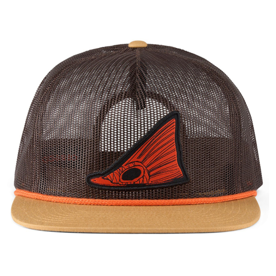 Grundéns Tailing Red Mesh Trucker Dark Brown/Whiskey in der Gruppe Kleidung & Schuhe / Kappen & Kopfbedeckungen / Caps / Trucker-Kappen bei Sportfiskeprylar.se (50482-244-0001)