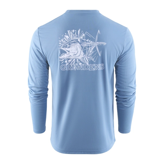 Grundéns Tuna Torpedo LS Tech Tee Captain\'s Blue in der Gruppe Kleidung & Schuhe / Kleidung / T-shirts bei Sportfiskeprylar.se (50486-494-0014r)