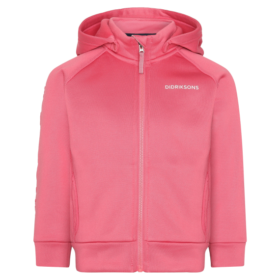Didriksons Corin Kids Full-Zip Dusty Azalea in der Gruppe Kleidung & Schuhe / Kleidung / Pullover / Hoodies bei Sportfiskeprylar.se (505003K15090r)